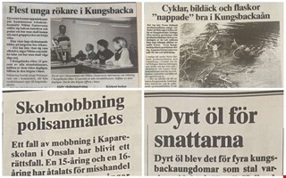 30 �r sedan: M�nga unga r�kte, cyklar i �n och �lsnatteri