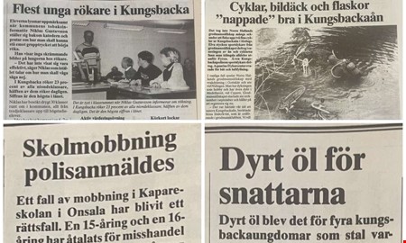 30 �r sedan: M�nga unga r�kte, cyklar i �n och �lsnatteri