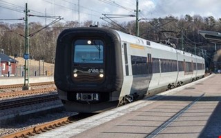 Fordonsfel � t�g mot Kungsbacka fick v�nda