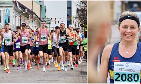 En nyb�rjare stoppade segermaskinen