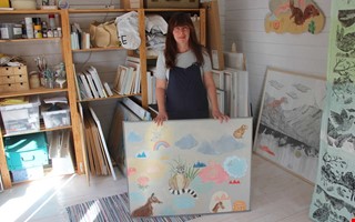 Annas konst blandar humor och allvar