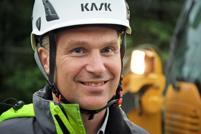 Trafiken p� E6 p�verkas � asfalt l�ggs med ny teknik