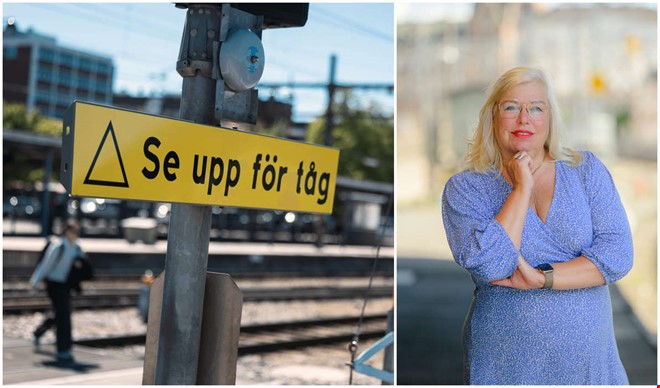 Nya kampanjen ska stoppa obeh�riga i t�gsp�ren