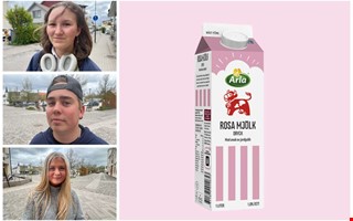 Stort sug efter rosa mj�lk � trendar p� sociala medier
