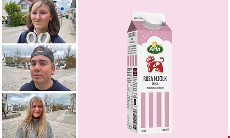 Stort sug efter rosa mj�lk � trendar p� sociala medier