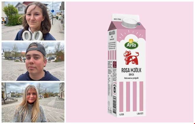 Stort sug efter rosa mj�lk � trendar p� sociala medier