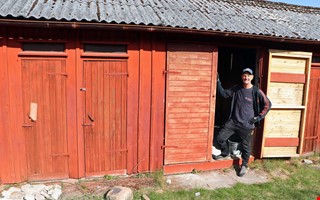 Succ� vid havet � nu byggs ett utedass om till att bli bar 