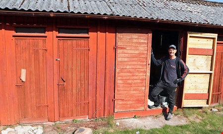Succ� vid havet � nu byggs ett utedass om till att bli bar 