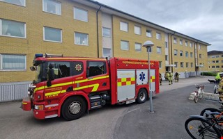 Larm om brand i l�genhet � var torrkokning 