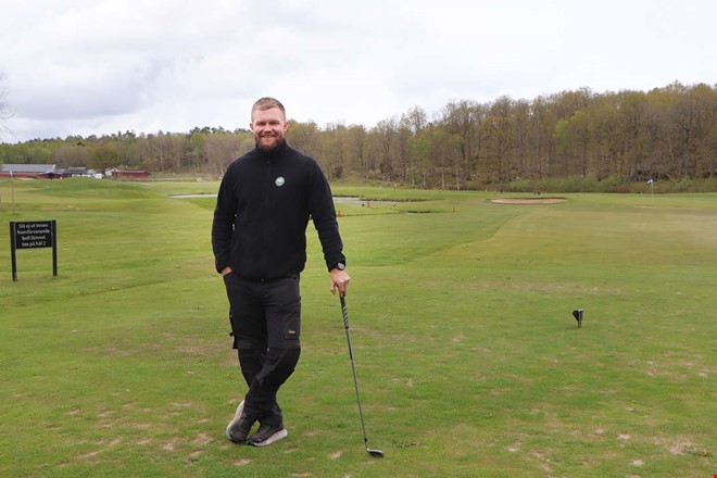 �rets f�rsta slag � d� gjorde banchefen en hole in one