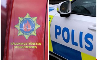 Brand efter br�k p� HVB-hem � tv� unga m�n misst�nks