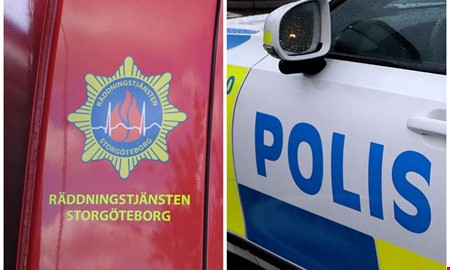 Brand efter br�k p� HVB-hem � tv� unga m�n misst�nks