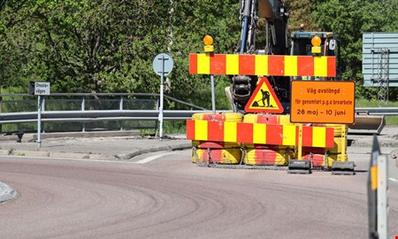 Del av Onsalavägen stängs av helt i två veckor