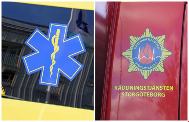 Bil körde in i träd – förare till sjukhus