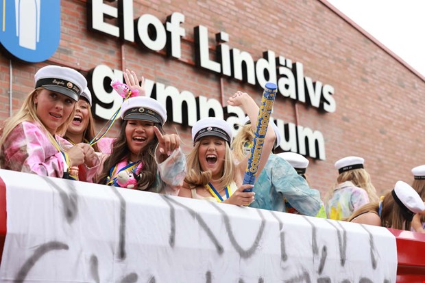 Studentfirandet på flaken – se bilderna