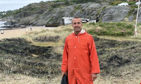 Efter branden – han vill se rökförbud på stranden