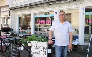 Firar två år som egen – trivs i sin restaurang