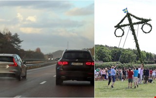 Vägarna där flest olyckor sker under midsommar 