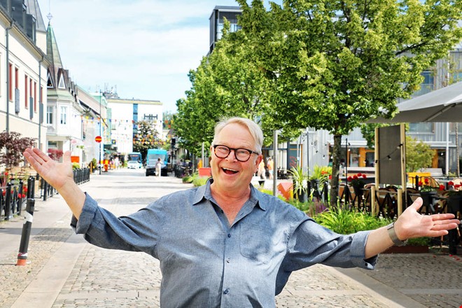 Fritzell minns filmsuccén och inspelningen i Kungsbacka 
