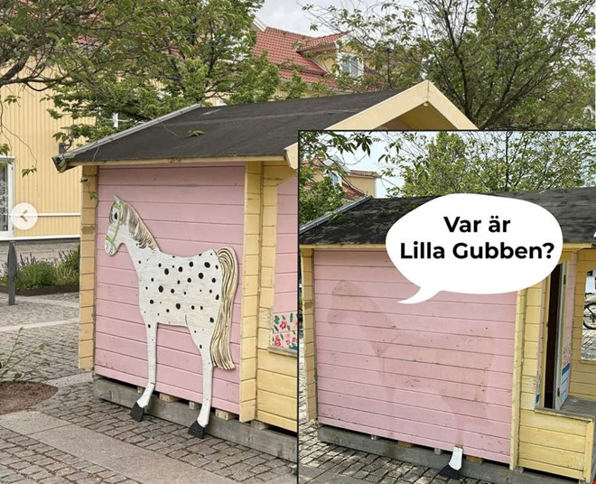 Lilla Gubben efterlyses – borta från torget