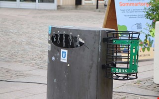 Smarta papperskorgar ska införas i Kungsbacka