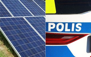 Arbetsplatsolycka i Åsa – fick ström genom kroppen