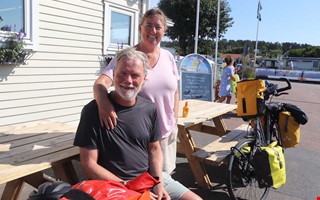Gott om utländska besökare på campingen i Åsa
