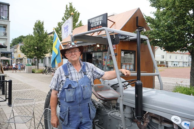 Grålle-traktorn får gott om kärlek av entusiasterna