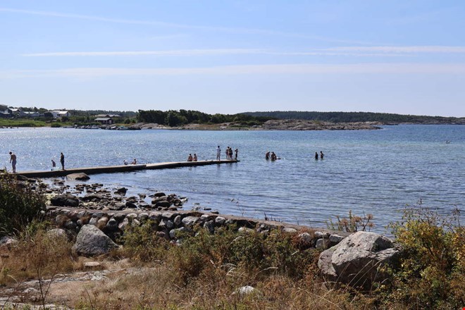 Här är badplatserna med 24 grader i vattnet just nu