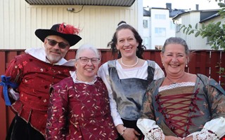 Festligt när 1600-talet kom på besök i Kungsbacka