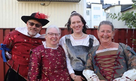 Festligt när 1600-talet kom på besök i Kungsbacka
