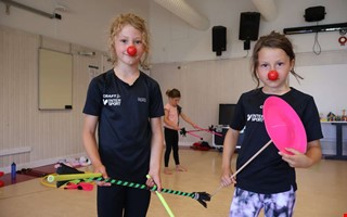 Cirkus på schemat för sommarskolan i Åsa 