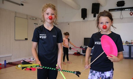 Cirkus på schemat för sommarskolan i Åsa 