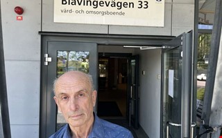 72-årige Felix orolig för personalens hälsa på boendet