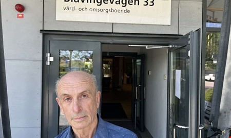 72-årige Felix orolig för personalens hälsa på boendet