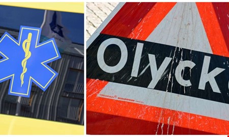 Mopeder i krock – två till sjukhus med ambulans