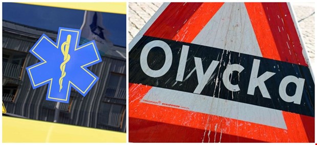 Mopeder i krock – två till sjukhus med ambulans Mopeder i krock – två till sjukhus med ambulans