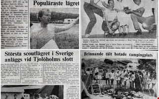 40 år sedan: Brand på camping och svartsjukedrama