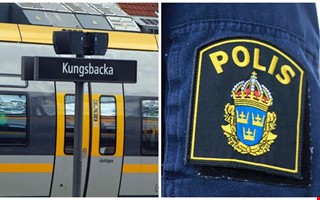 Ofredades sexuellt på tåg – polis fick gripa in i Kungsbacka