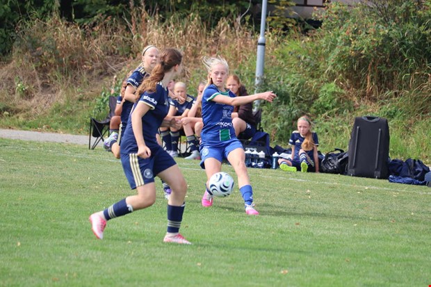 Fotbollsturneringen för tjejer avgjordes i Kungsbacka