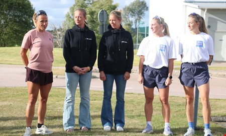 Löparklubb springer för att samla pengar till kvinnojour