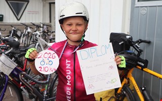 Fick löfte om en cykel – då cyklade nioåringen 21 mil