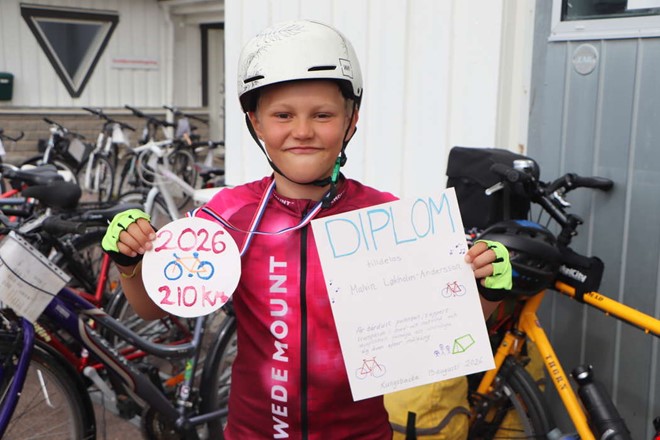 Fick löfte om en cykel – då cyklade nioåringen 21 mil