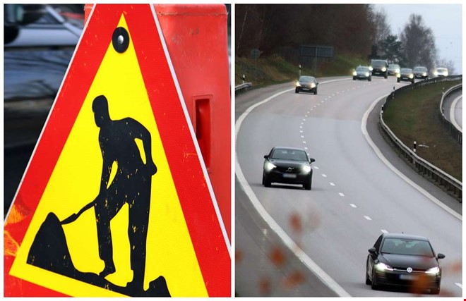 Broarbete stänger av E6 – trafiken leds om