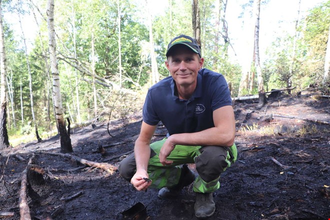 Skogsägaren hyllar insatsen vid branden: ”Kunde gått illa”