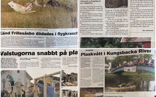 20 år sedan: Flygkrasch och fler vildsvin