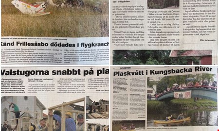 20 år sedan: Flygkrasch och fler vildsvin