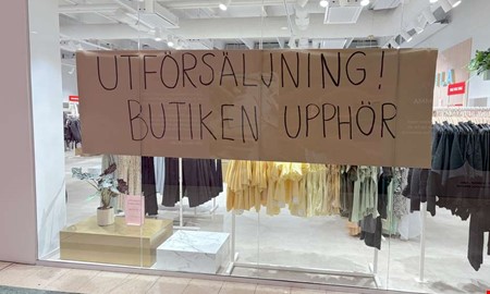 Efter tre år – butiken stänger på Kungsmässan