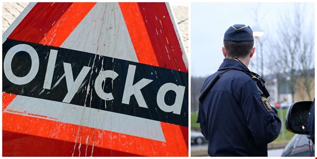 Bil och cyklist i krock – polis larmades Bil och cyklist i krock – polis larmades