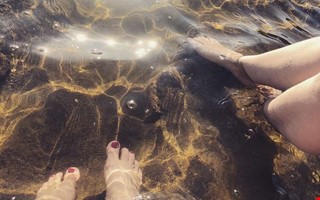 Här avråder kommunen från bad